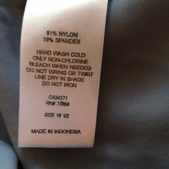 Girl’s One Piece Bathing Suit With Additional Wrap Skirt- by Malibu- Size 18 1/2 - Picture 7 of 10